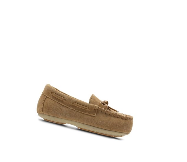 Pantuflas Clarks Crackling Flo Gamuza Niña Marrones | IKEY-81365