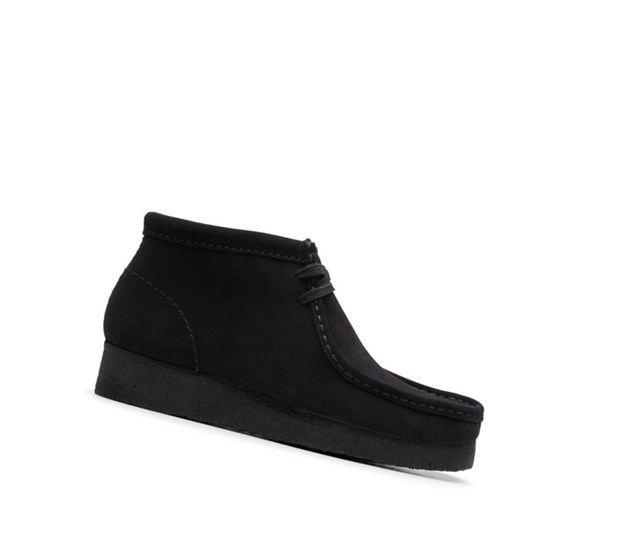 Wallabee Clarks Originales Gamuza Mujer Negras | EYLZ-86327