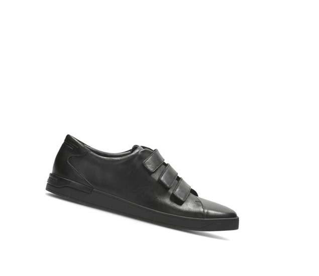 Zapatillas Clarks Stanway Flow Cuero Hombre Negras | EWLU-73896