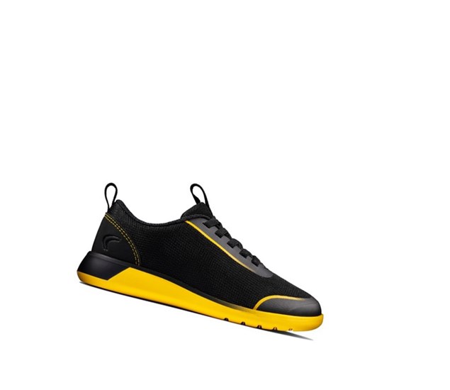 Zapatillas Clarks Suburb Spark Niño Negras Amarillo | FKXP-49863