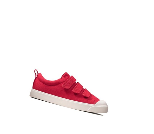 Zapatos Casuales Clarks City Vibe Niño Rojas | UYLI-17584