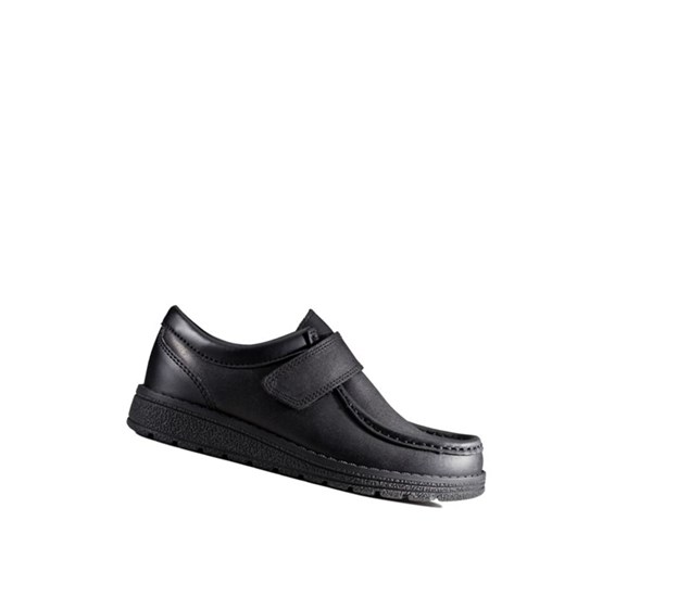 Zapatos Escolares Clarks Mendip Pure Cuero Niña Negras | UQED-65923