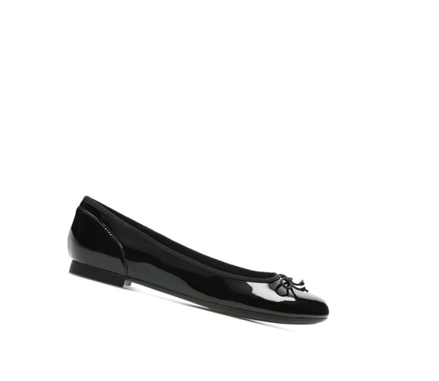 Zapatos Piel Clarks Couture Bloom Charol Anchos Fit Mujer Negras | BPNC-89412