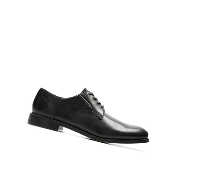 Zapatos Piel Clarks Edward Plain Cuero Hombre Negras | IHVD-69528