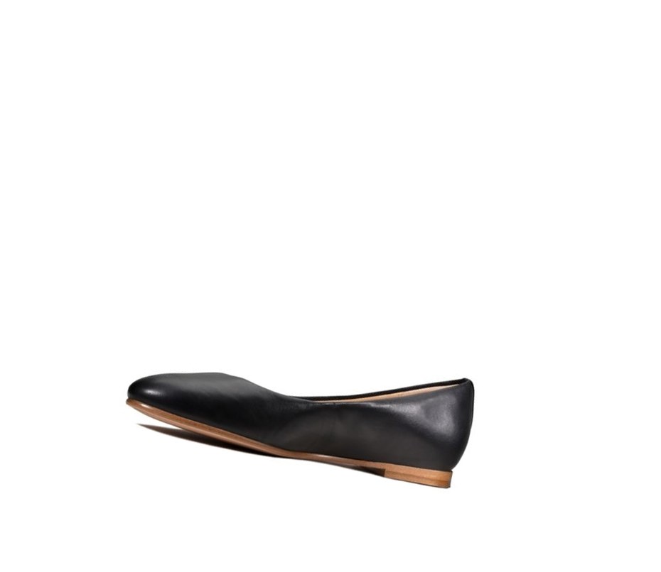 Ballerinas Clarks Grace Piper Cuero Mujer Negras | SVRU-68207