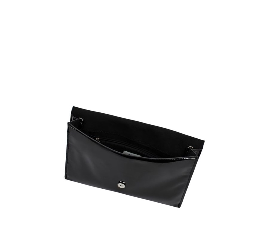 Bolsos Cruzados Clarks Roslyn Sky Charol Mujer Negras | QNTJ-23078