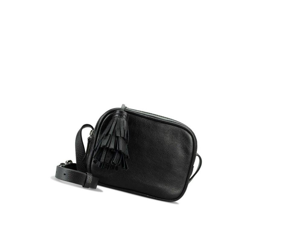 Bolsos Cruzados Clarks Topsham Mila Cuero Mujer Negras | OPFV-05143