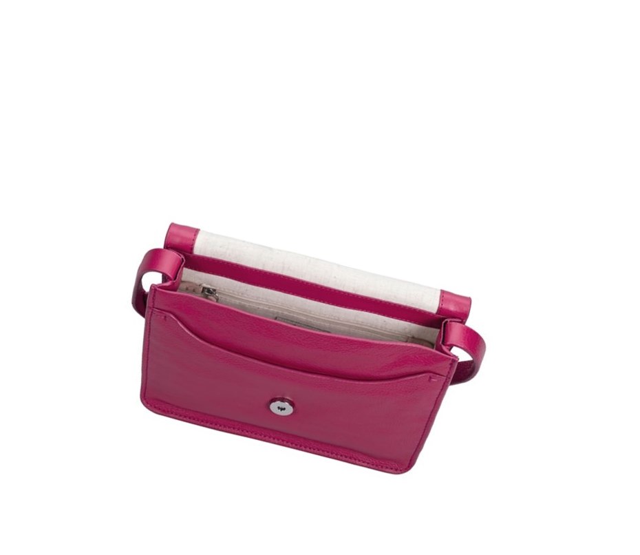 Bolsos Cruzados Clarks Treen River Cuero Mujer Fucsia | AXRS-69785