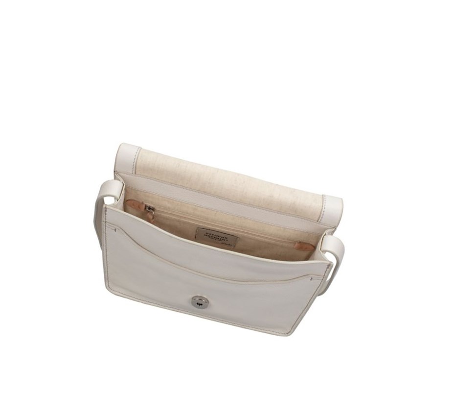 Bolsos Cruzados Clarks Treen River Cuero Mujer Blancas | PDRJ-60831