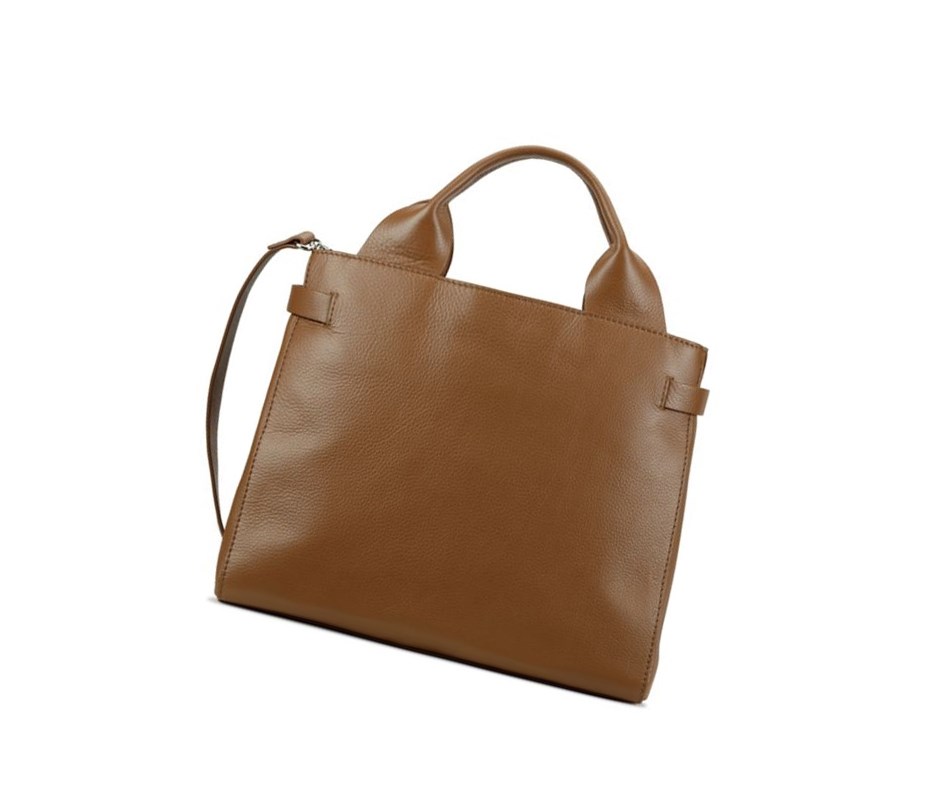 Bolsos Mini Clarks The Ella Large Cuero Mujer Marrones | JVYK-43127