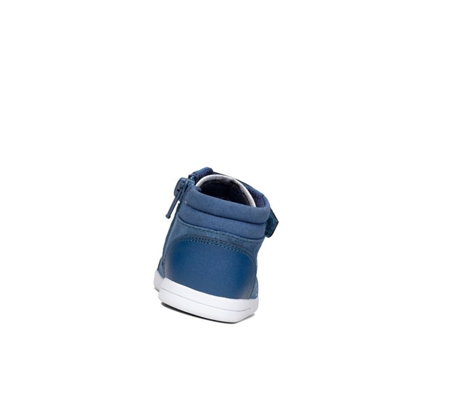 Botas Casuales Clarks Emery Beat Gamuza Niño Azules | OGKL-78031