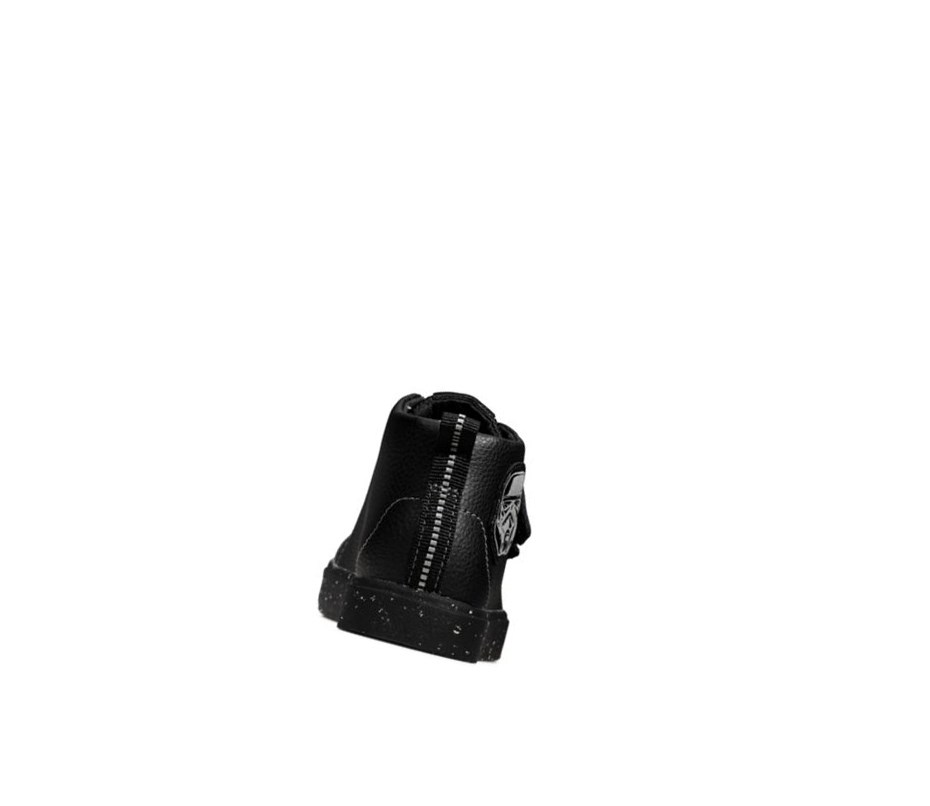 Botas Cuero Clarks City Storm Hi Cuero Niño Negras | BMJF-27845