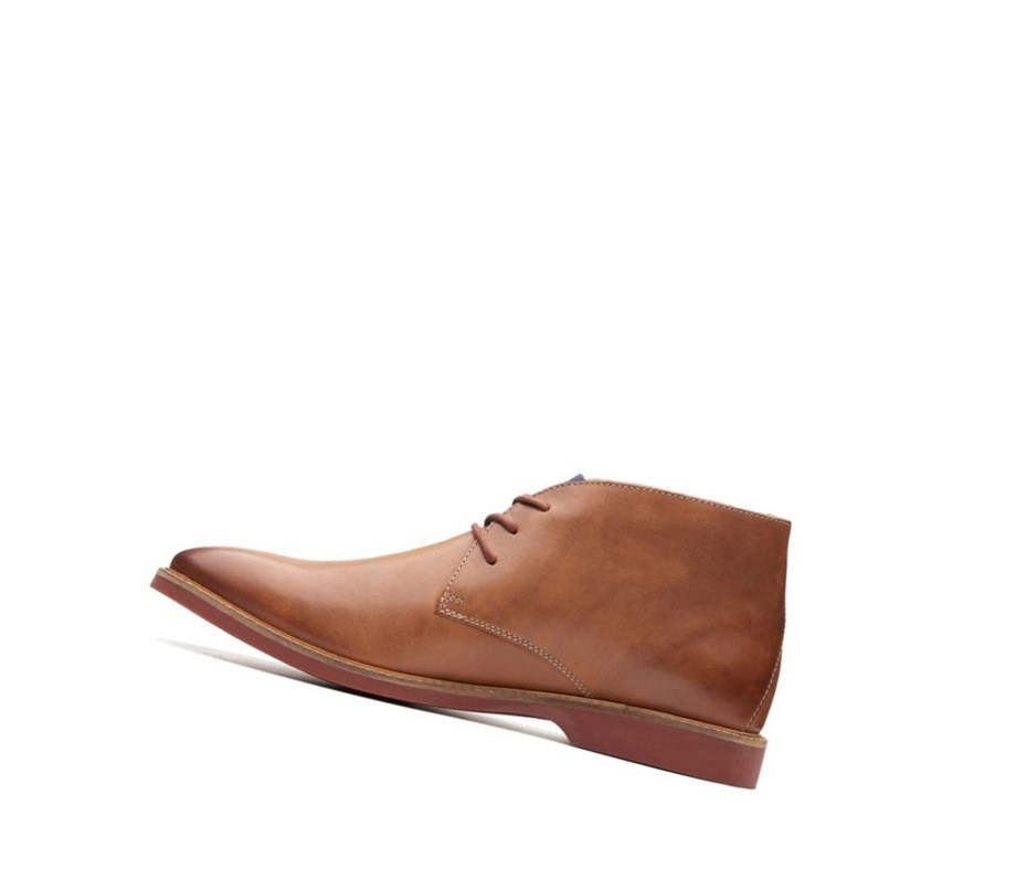 Botas De Desierto Clarks Atticus Limit Cuero Hombre Marrones | USGN-32465