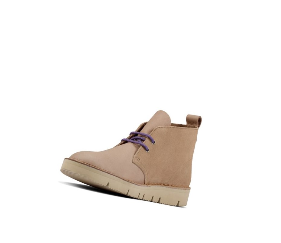 Botas De Desierto Clarks Chukka Hombre Beige | TRIQ-27934