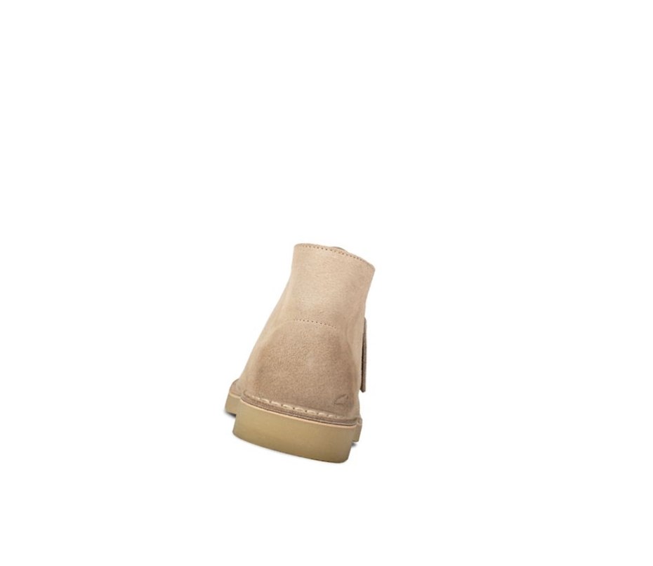 Botas De Desierto Clarks Ligeros Gamuza Mujer Beige | AOQV-21450