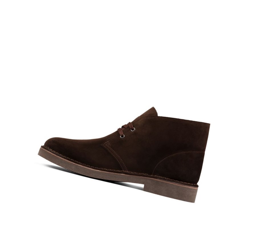 Botas De Desierto Clarks Ligeros Gamuza Hombre Marrones Oscuro | NJDR-48796