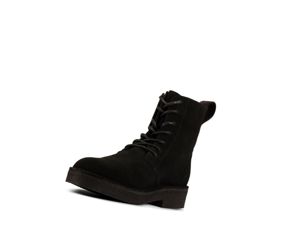 Botas De Desierto Clarks Mali 2 Gamuza Hombre Negras | CTWX-29065