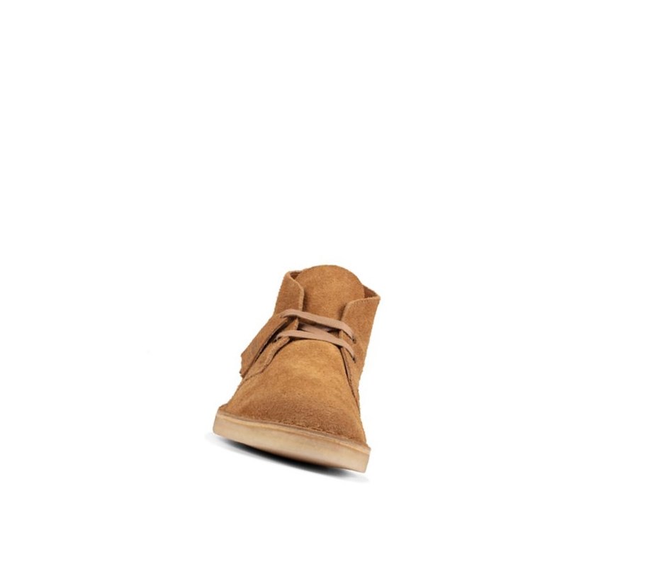 Botas De Desierto Clarks Originales Gamuza Mujer Marrones | BIRN-49637