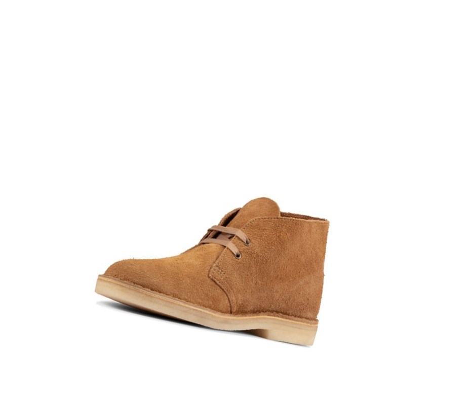 Botas De Desierto Clarks Originales Gamuza Mujer Marrones | BIRN-49637