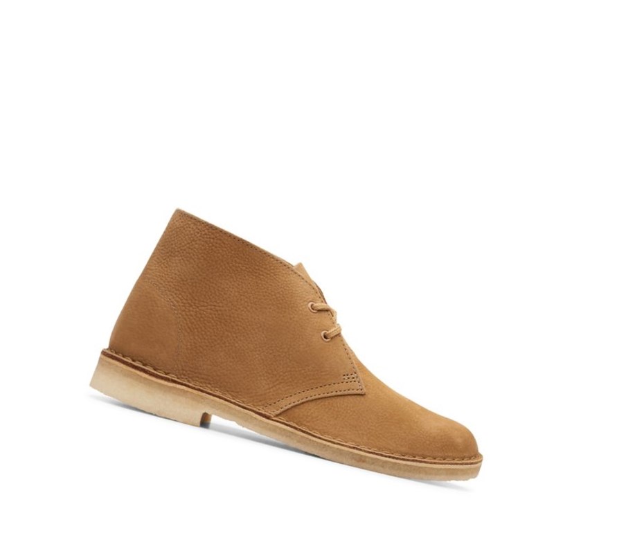 Botas De Desierto Clarks Originales Nubuck Mujer Marrones | LUDC-89645