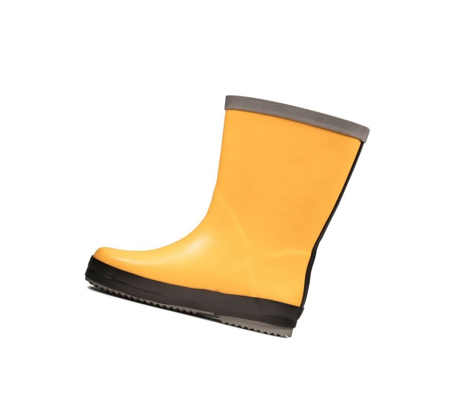 Botas de Agua Clarks Tarri Splash Niño Amarillo | UNDJ-68475