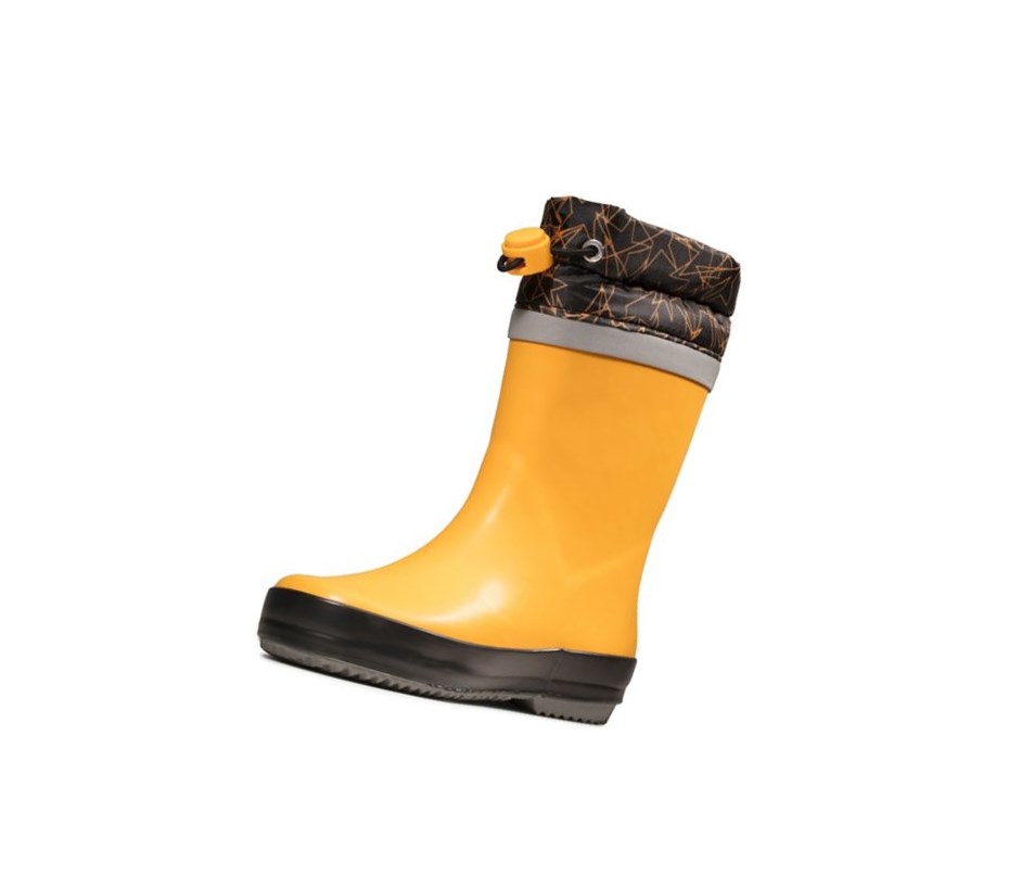 Botas de Agua Clarks Tarri Tie Niña Amarillo | HTXJ-74018