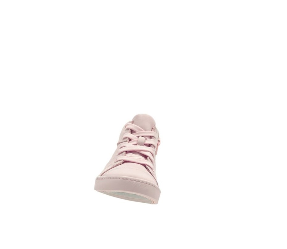 Botines Clarks City Oasis Cuero Niña Rosas Claro | QMTL-25704