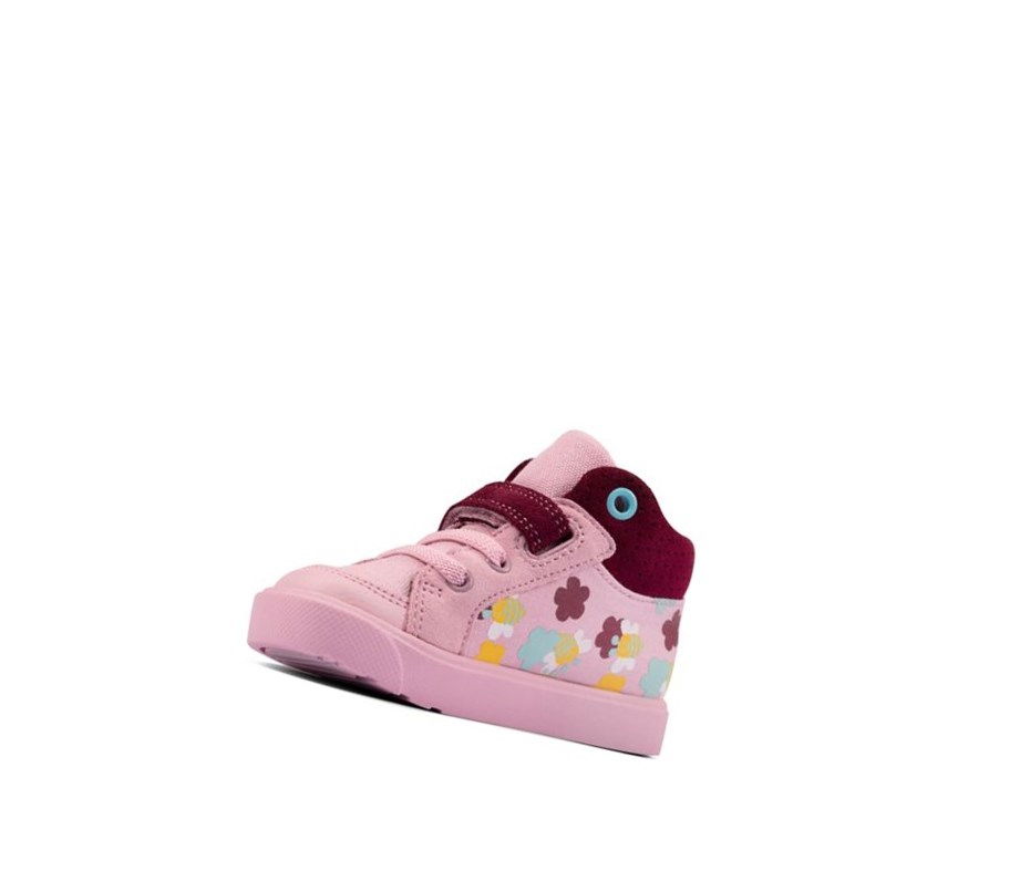 Botines Clarks City Pop Niña Rosas | MASB-97340