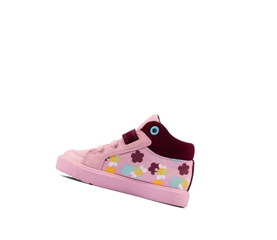 Botines Clarks City Pop Niña Rosas | MASB-97340