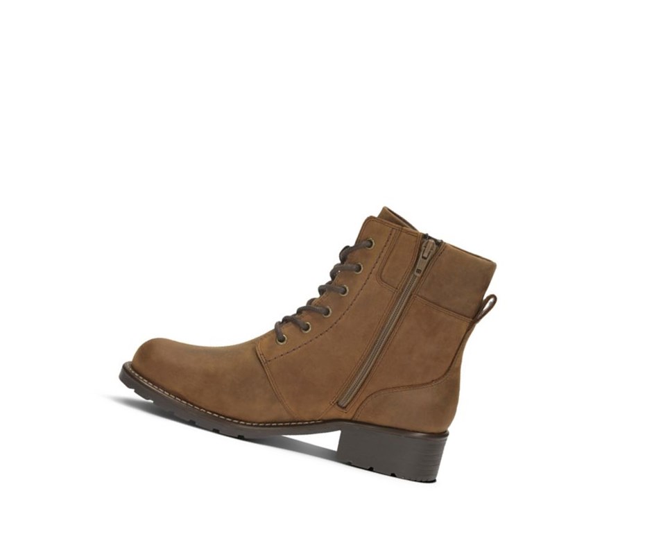 Botines Clarks Orinoco Spice Cuero Mujer Marrones | RKPF-30852