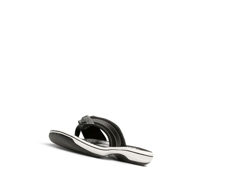 Chanclas Clarks Brinkley Sea Sintetico Mujer Negras | WMVP-20931