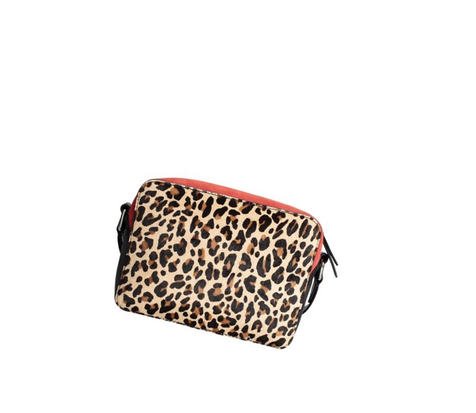 Leather Bags Clarks Marva Cove Print Cuero Mujer Leopardo | SONA-40297