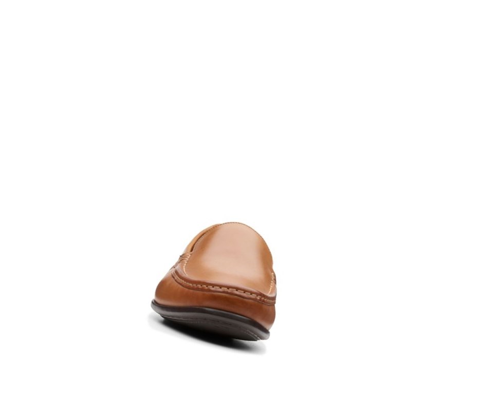 Loafers Clarks Claude Plain Hombre Marrones | AJTV-65914