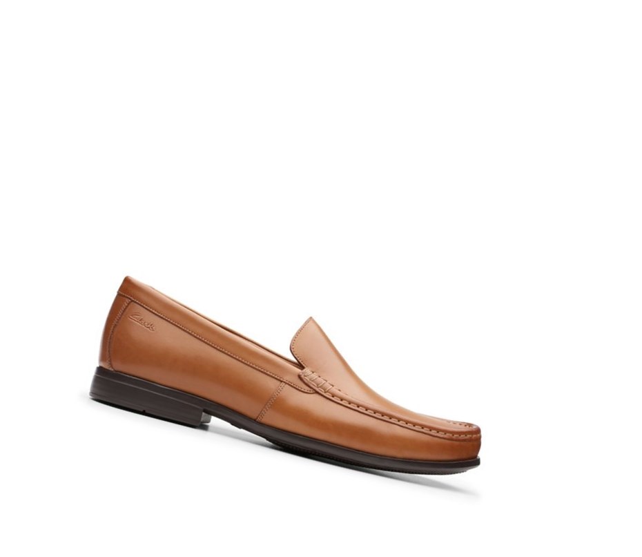 Loafers Clarks Claude Plain Hombre Marrones | STWX-53084