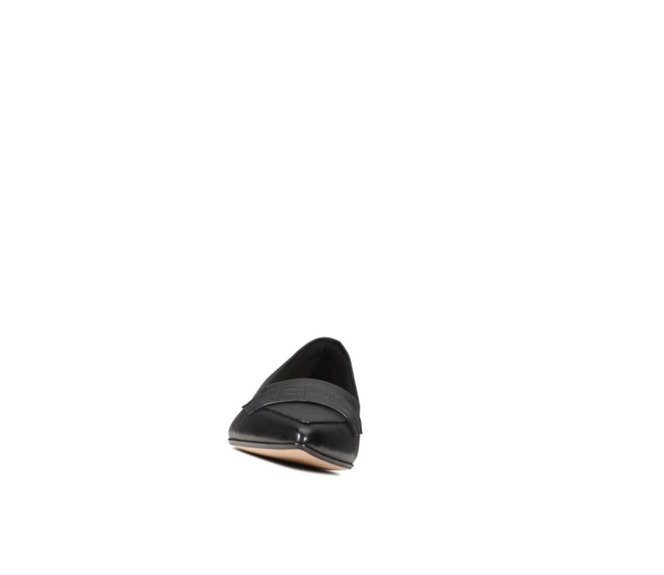 Loafers Clarks Laina 15 Cuero Mujer Negras | LWSK-59624