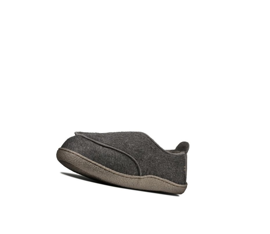 Pantuflas Clarks Relaxed Charm Hombre Gris Oscuro | KFUL-16942