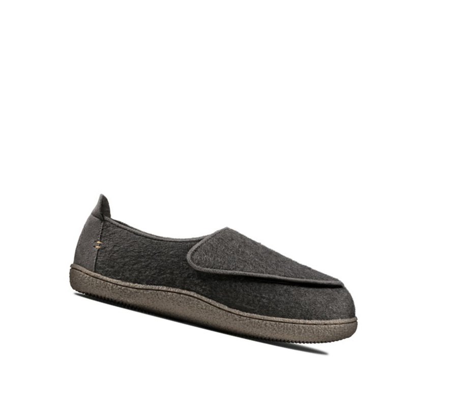 Pantuflas Clarks Relaxed Charm Hombre Gris Oscuro | KFUL-16942