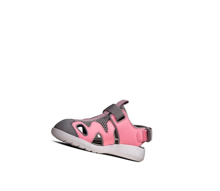 Sandalias Casuales Clarks Scape Surf Sintetico Niño Rosas | FIAR-63128