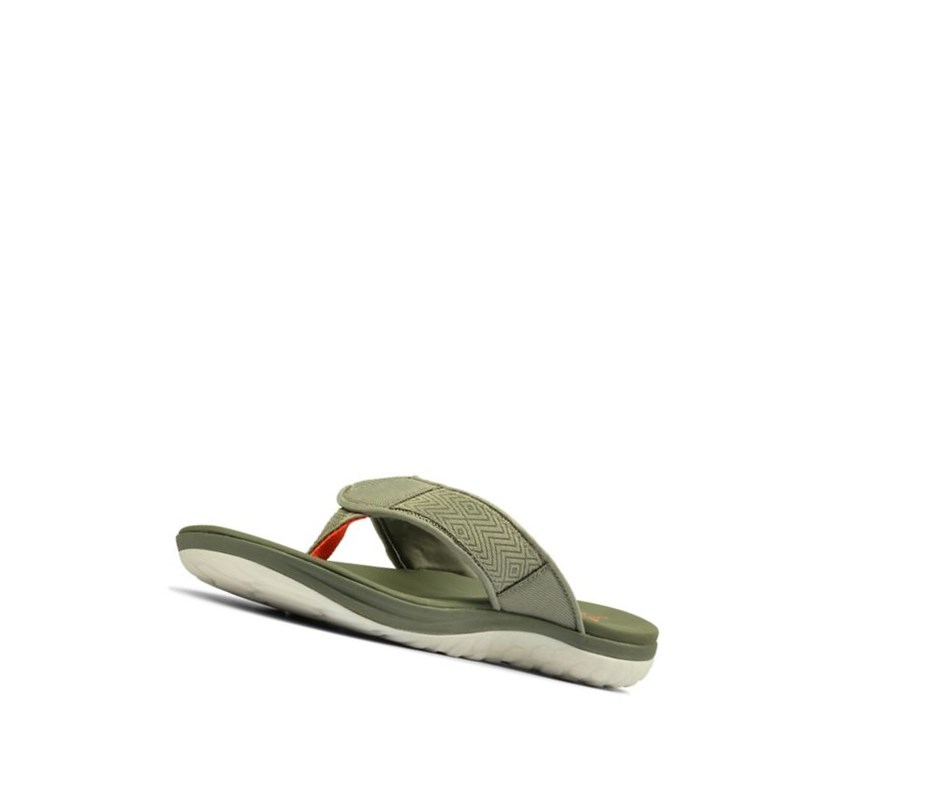 Sandalias Casuales Clarks Step Beat Dune Hombre Verde Oliva | IXFQ-90287