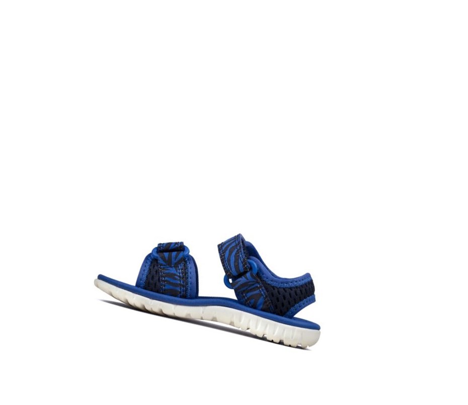 Sandalias Casuales Clarks Surfing Tide Niña Azul Marino | GWNA-43960