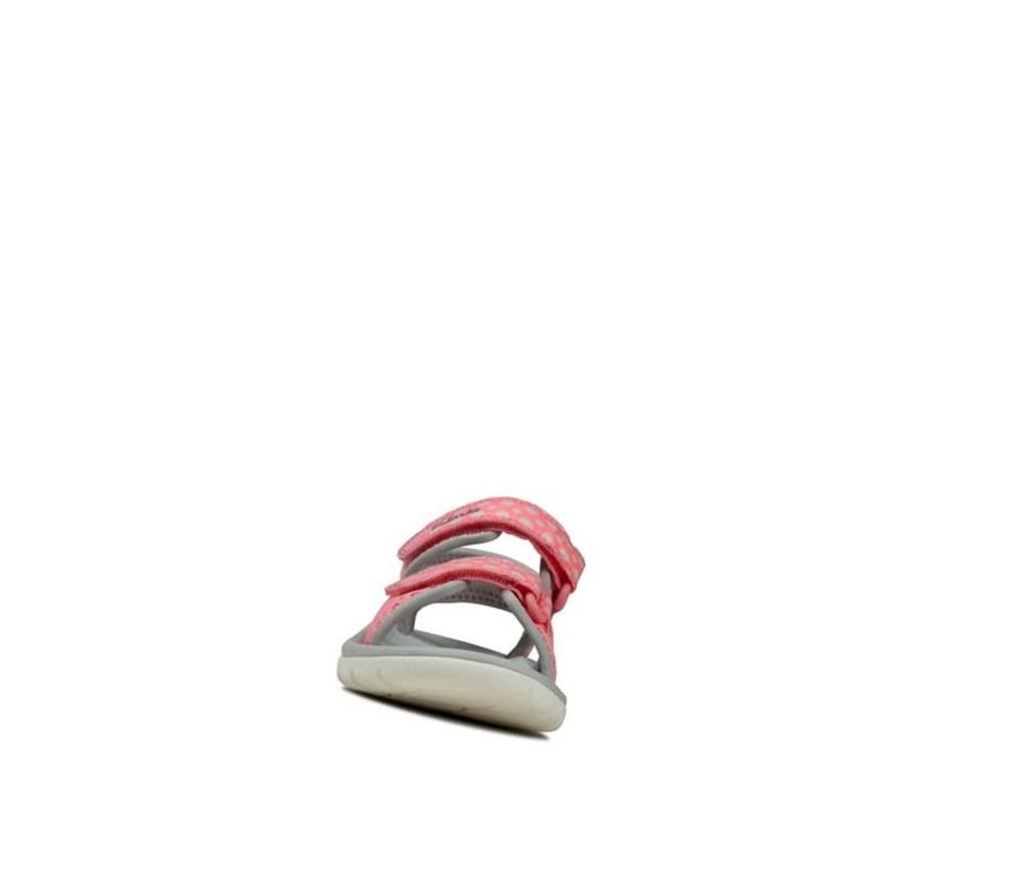 Sandalias Casuales Clarks Surfing Tide Niña Rosas | XDNQ-41830