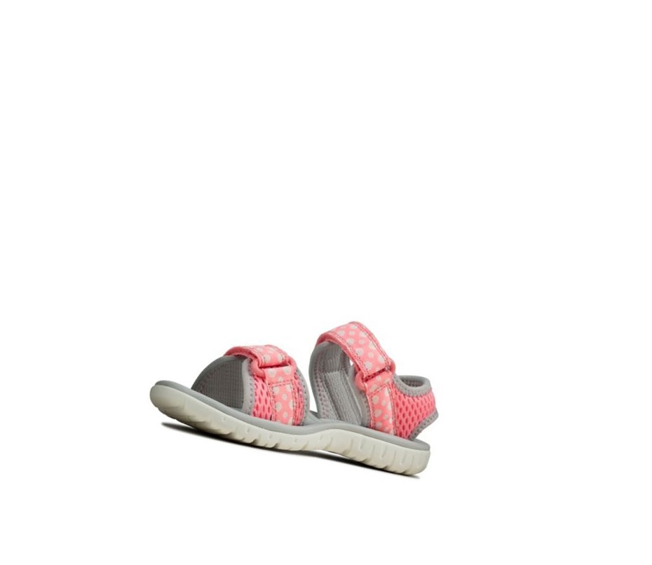 Sandalias Casuales Clarks Surfing Tide Niña Rosas | XDNQ-41830