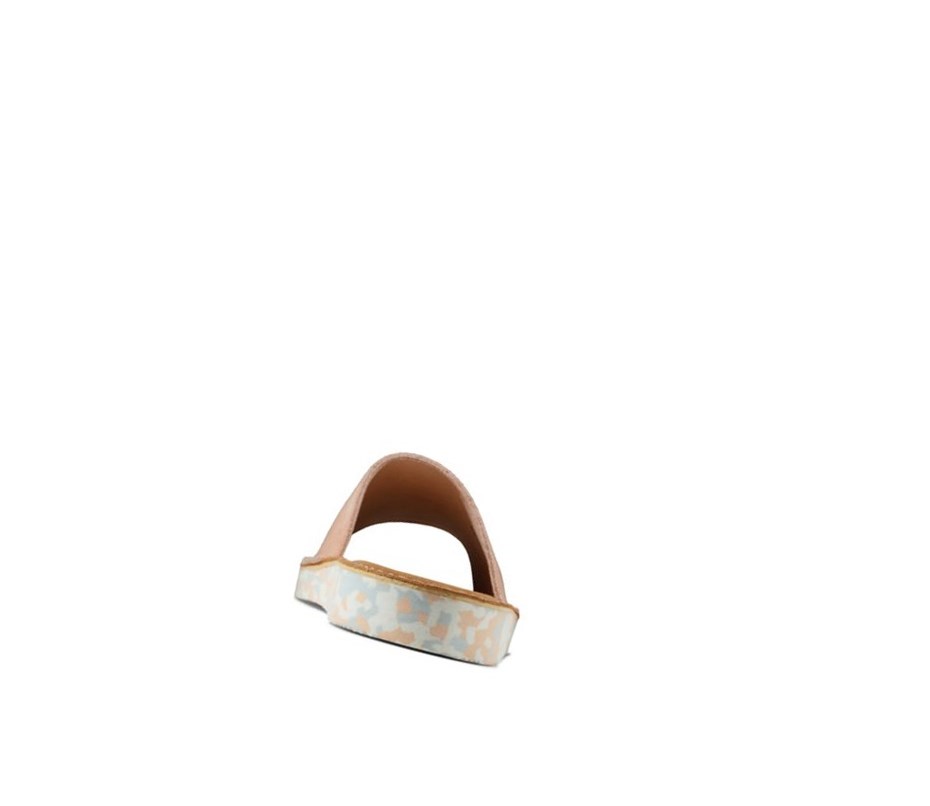 Sandalias Planas Clarks Lunan Chanclas Gamuza Mujer Rosas Claro | CZWB-63805