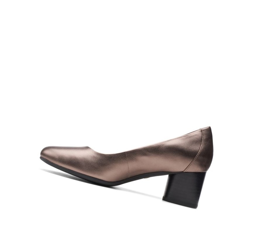 Tacones Clarks Un Cosmo Vestido Cuero Mujer Cobra Metal | HISN-58346