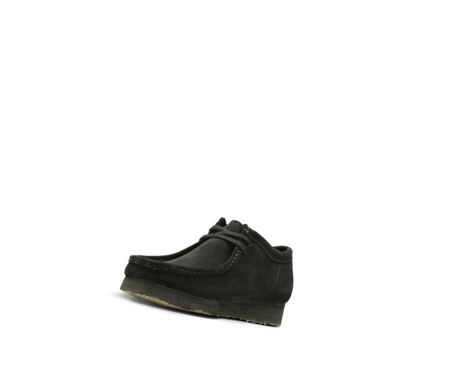 Wallabee Clarks Originales Gamuza Hombre Negras | SQLI-26035