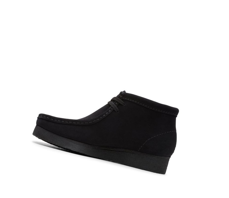 Wallabee Clarks Originales Gamuza Mujer Negras | EYLZ-86327