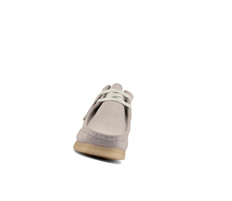 Wallabee Clarks Originales Gamuza Mujer Azules Gris | FARI-74038