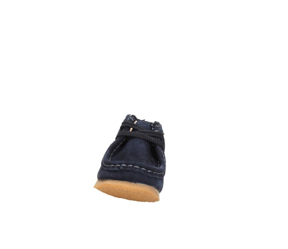 Wallabee Clarks Originales Gamuza Niña Azul Marino | SYBO-21074