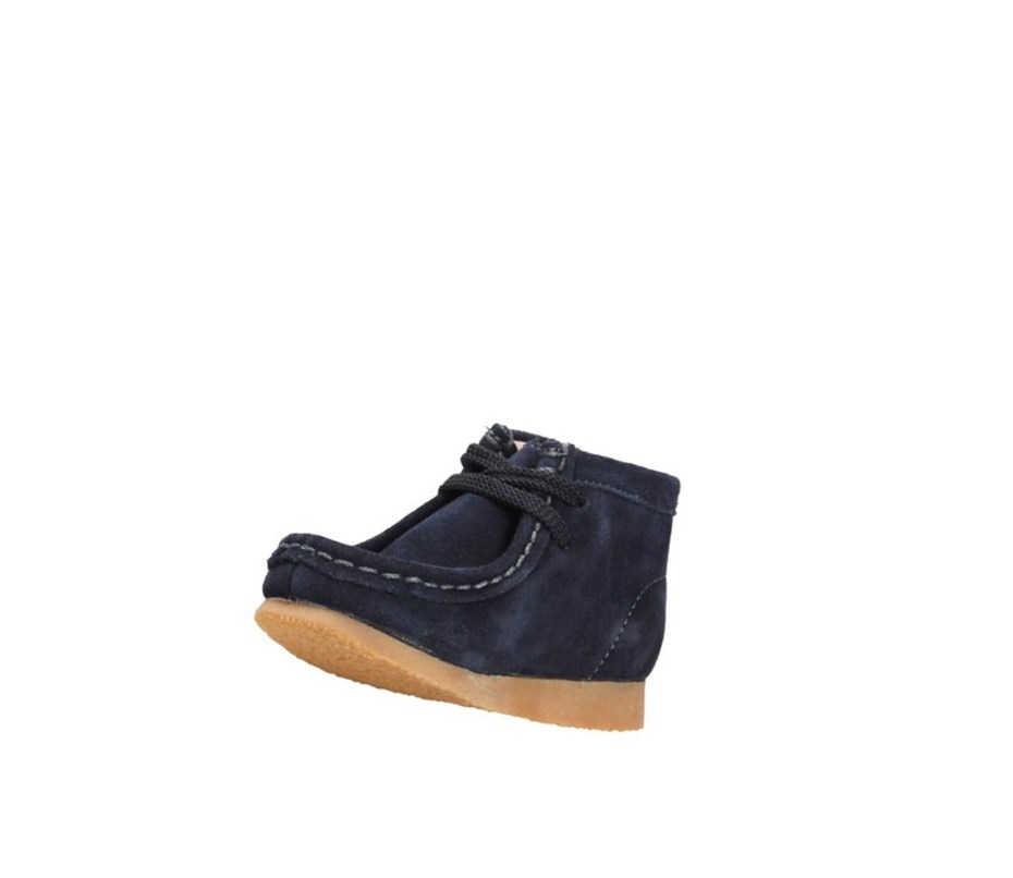 Wallabee Clarks Originales Gamuza Niña Azul Marino | SYBO-21074