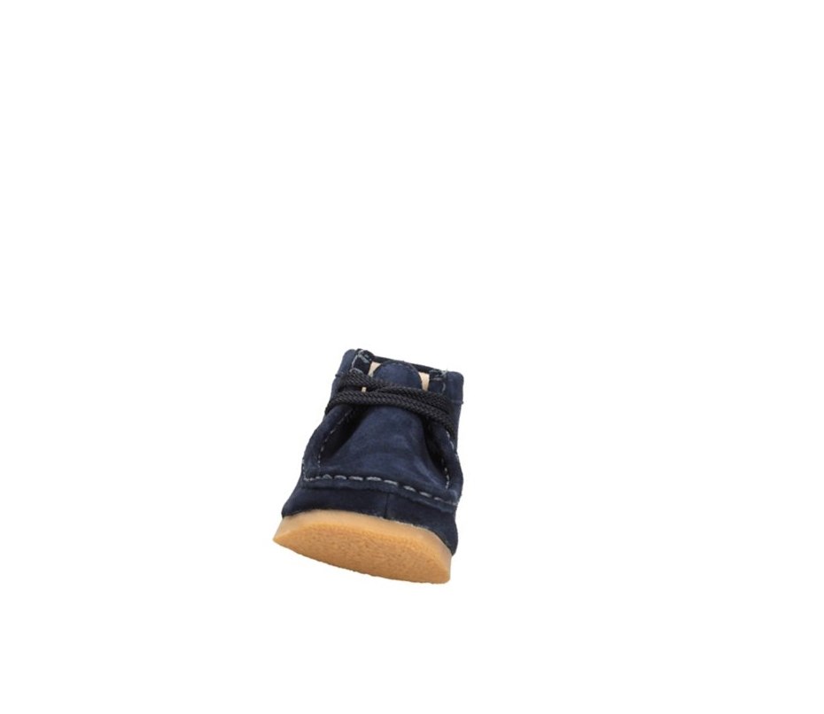 Wallabee Clarks Originales Gamuza Niño Azul Marino | ZKMW-58769